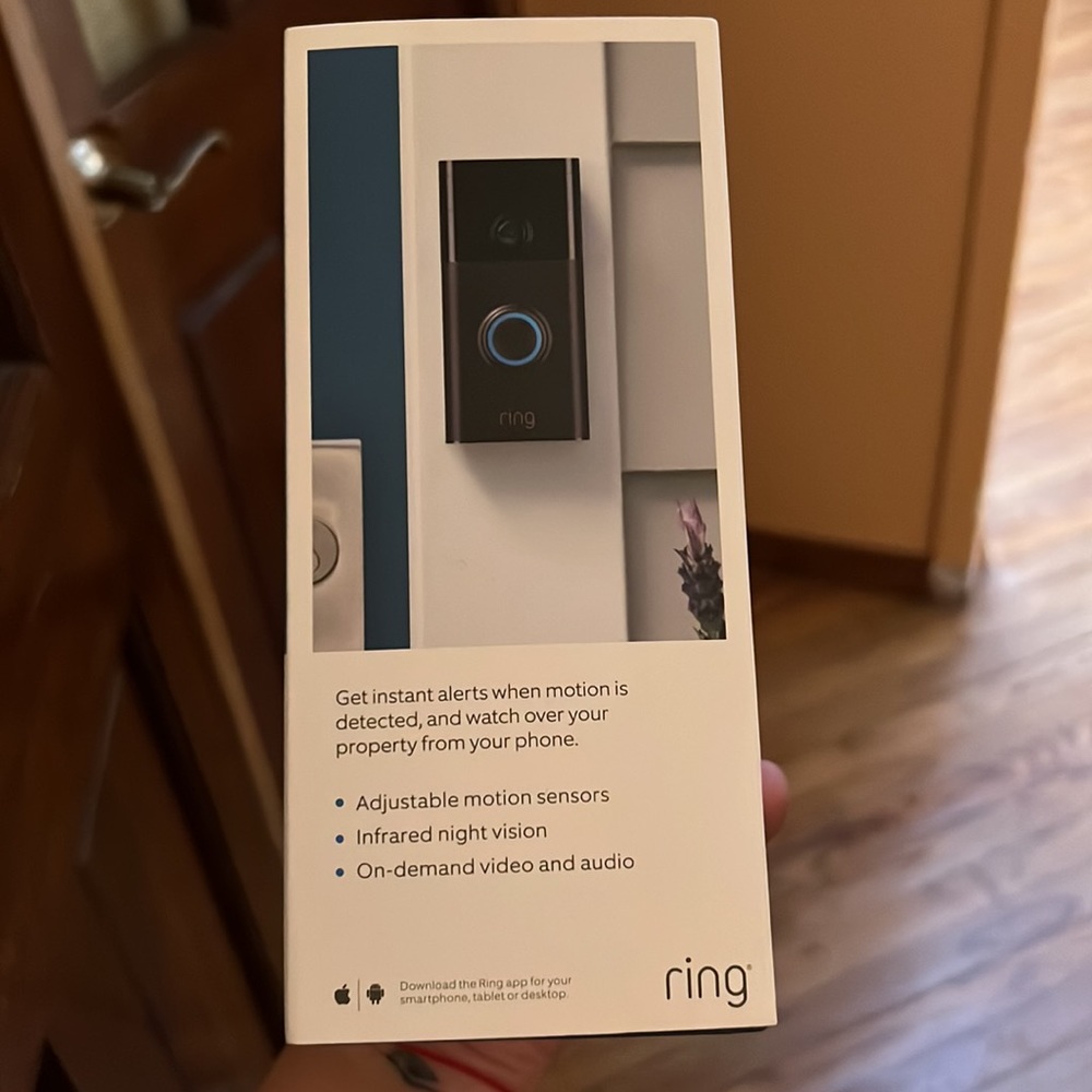 Ring Video DoorBell in  “Venetian Bronze “ - Picture 3 of 6